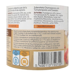 Delhaize | Champignons | Entiers | A la grecque 