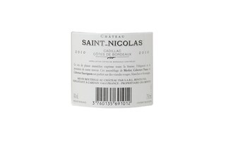 FR BORDEAUX CADILLAC | Château Saint Nicolas 10 Rood 