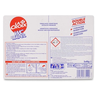 La Croix | Bloc-WC | Double action | Javel 