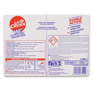 La Croix | Bloc-WC | Double action | Javel 