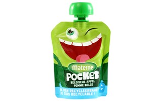 Materne | Fruit Pocket! | Compote | Pommesl | Belges 4 x 90 gr
