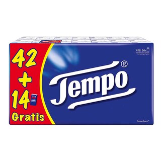 Tempo | Mouchoirs | 42+14 gr 