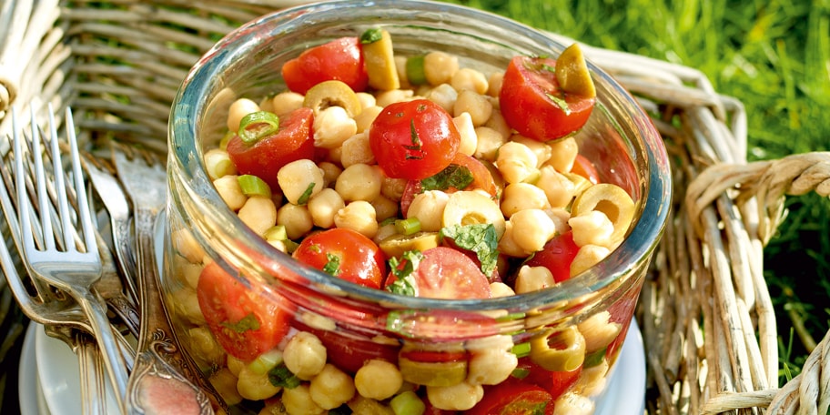 Salade de pois chiches à la marocaine