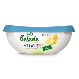 Balade | So Light | Boter | Koelkastsmeerbaar | Zacht | 20 % v.g. 250 gr