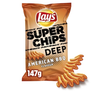 Lay's | Deep Ridged | Chips | Ribbled | American BBQ 