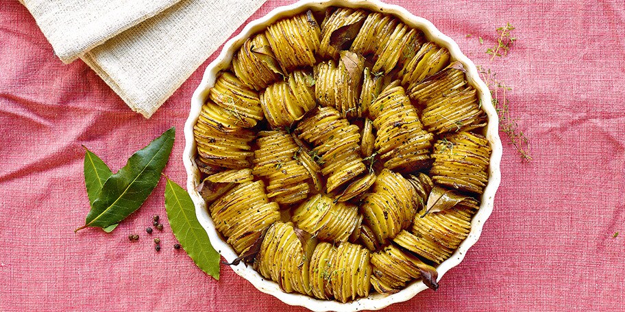 Couronne de pommes de terre rôties