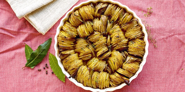 Couronne de pommes de terre rôties