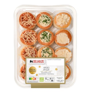 Delhaize | Apero | Veggie | 12 pièces 