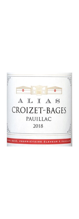 Alias Croizet-Bages | Pauillac | 2018 75 cl