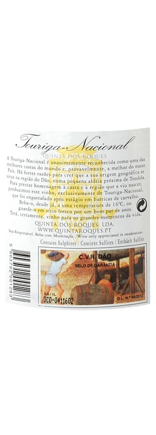 Portugal | Quinta Dos Roques | Touriga Nacional 2012 | Rood 