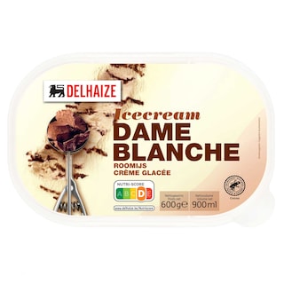 Delhaize | Créme glacée | Dame blanche 90 cl