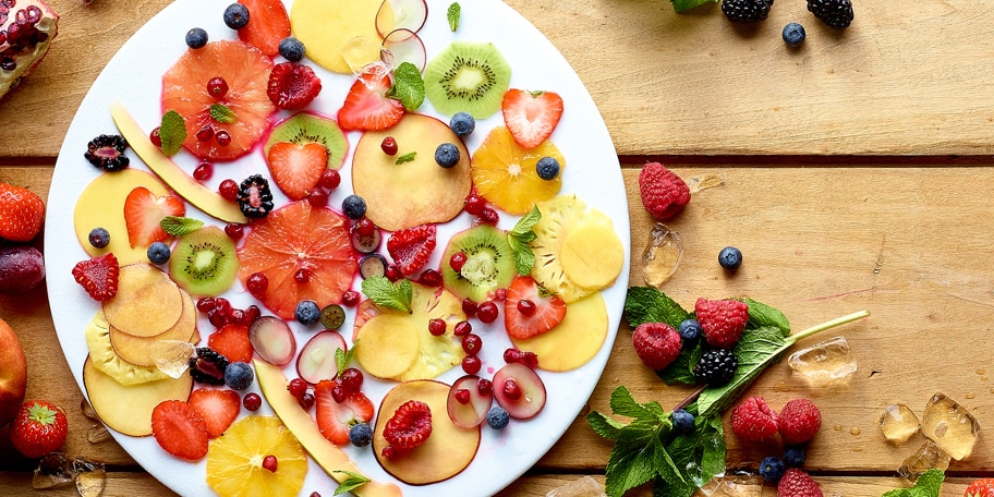 Carpaccio de fruits