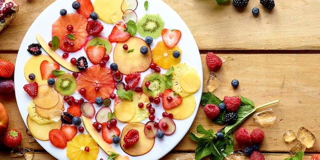 Carpaccio de fruits