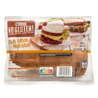 Delhaize | No gluten! | Bruin brood | Glutenvrij 