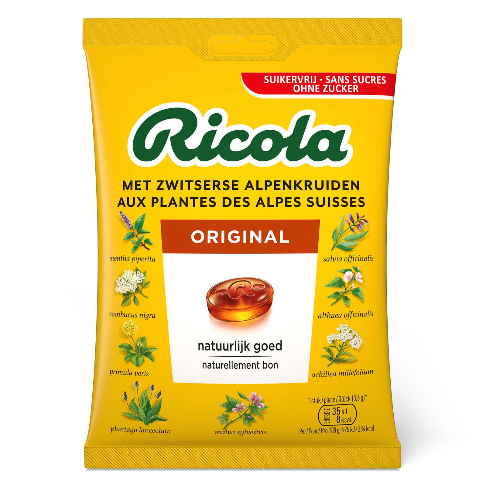 Ricola Snoepjes | Original | Herb | Suikervrij