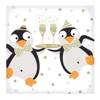Happy Paper | Serviettes | Pingui party | 33CM x 33CM 