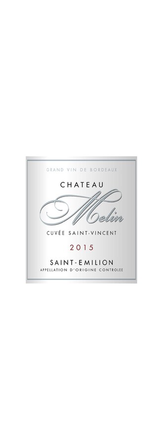 France - Frankrijk | BORDEAUX ST EMILION GC | Château Melin Cuvée St Vincent 2015 Rood 