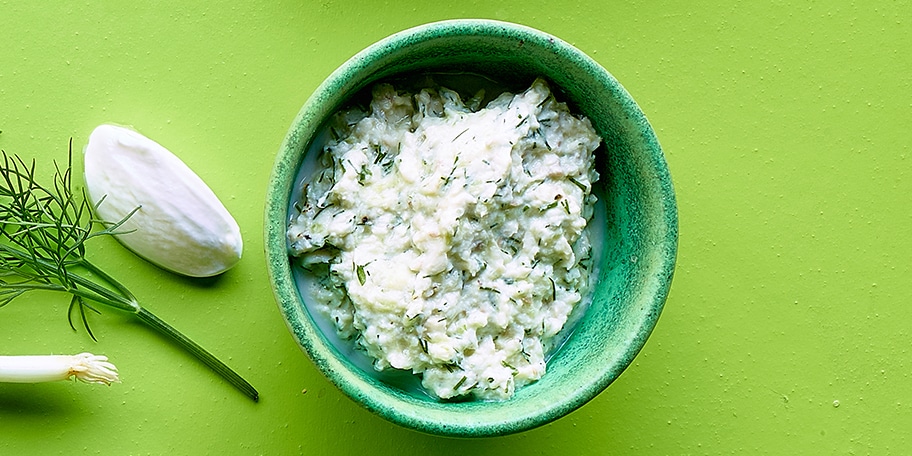 Tzatziki met forel