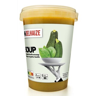 Delhaize | Potage | Courgettes | Basilic 