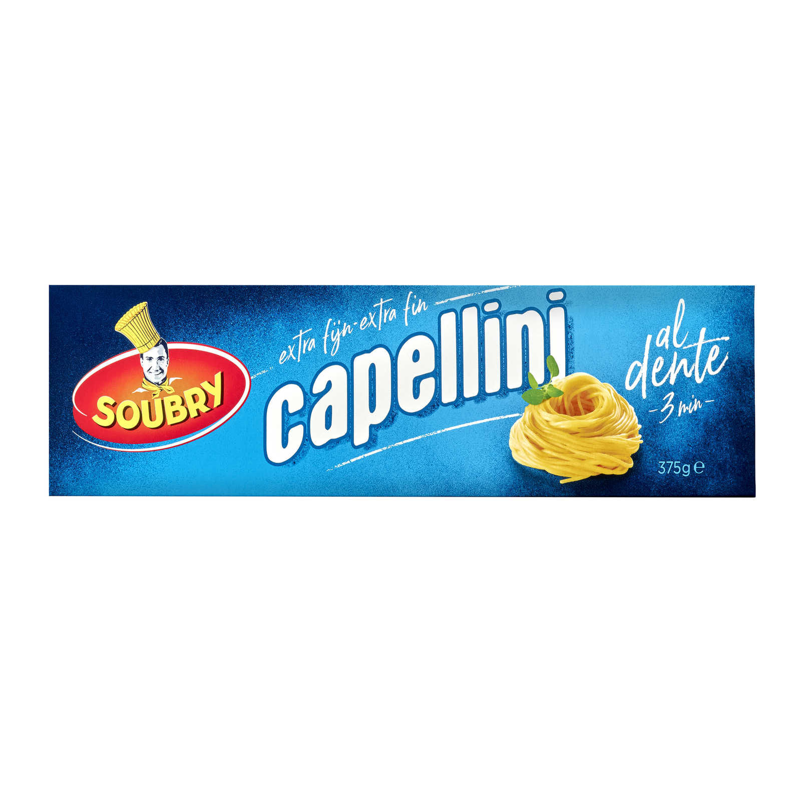 Soubry Pâtes Capellini Extra Fin Al Dente 375 gr Delhaize