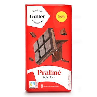 Galler | Chocolat | Tablette | Noir Praliné 