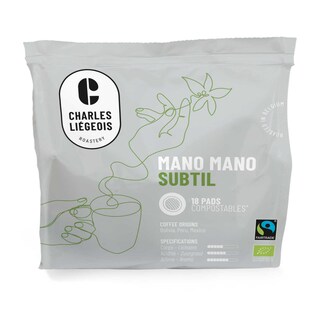 Charles Liégeois | Koffie | Subtil | 18 Pads | Bio | FT 144 gr