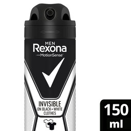 Rexona | Men | Déodorant Spray | Invisible Black & White Clothes | 150 ml 