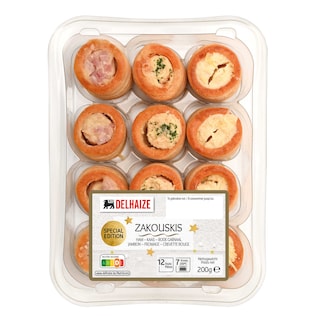 Delhaize | Zakouskis | Basis | 12 stuks 