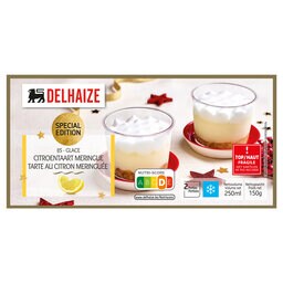 Delhaize | Ijscup | Citroentaart 