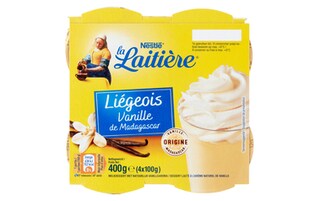 La Laitière | Liégeois | Vanille 4 x 100 gr