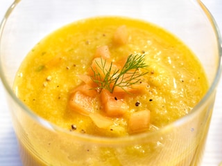 Gaspacho de melon et de fenouil