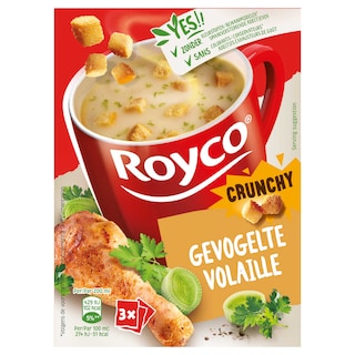 Royco | Soupe | Volaille | Crunchy 3 x 20,5 gr