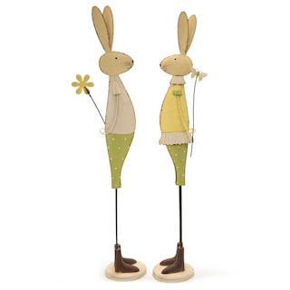 Delhaize | Lapin metal | 43cm 