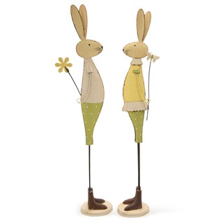 Delhaize | Lapin metal | 43cm 