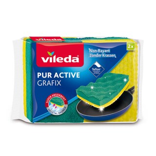 Vileda | Schuursponzen | Grafix | Zonder krassen 