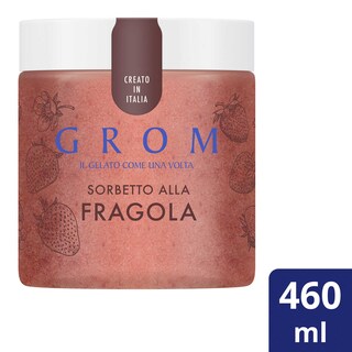 Grom | Ijs Pint | Arbei | 460 ml 