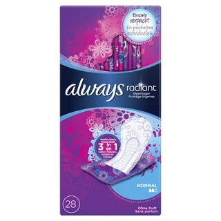 Always | Radiant | Inlegkruisjes | Radiant | Maxi Normal 
