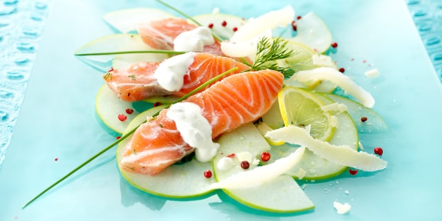 Gemarineerd zalmhaasje op Moskouse wijze