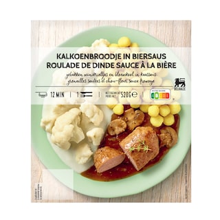 Delhaize | Kalkoenbrood | Biersaus 
