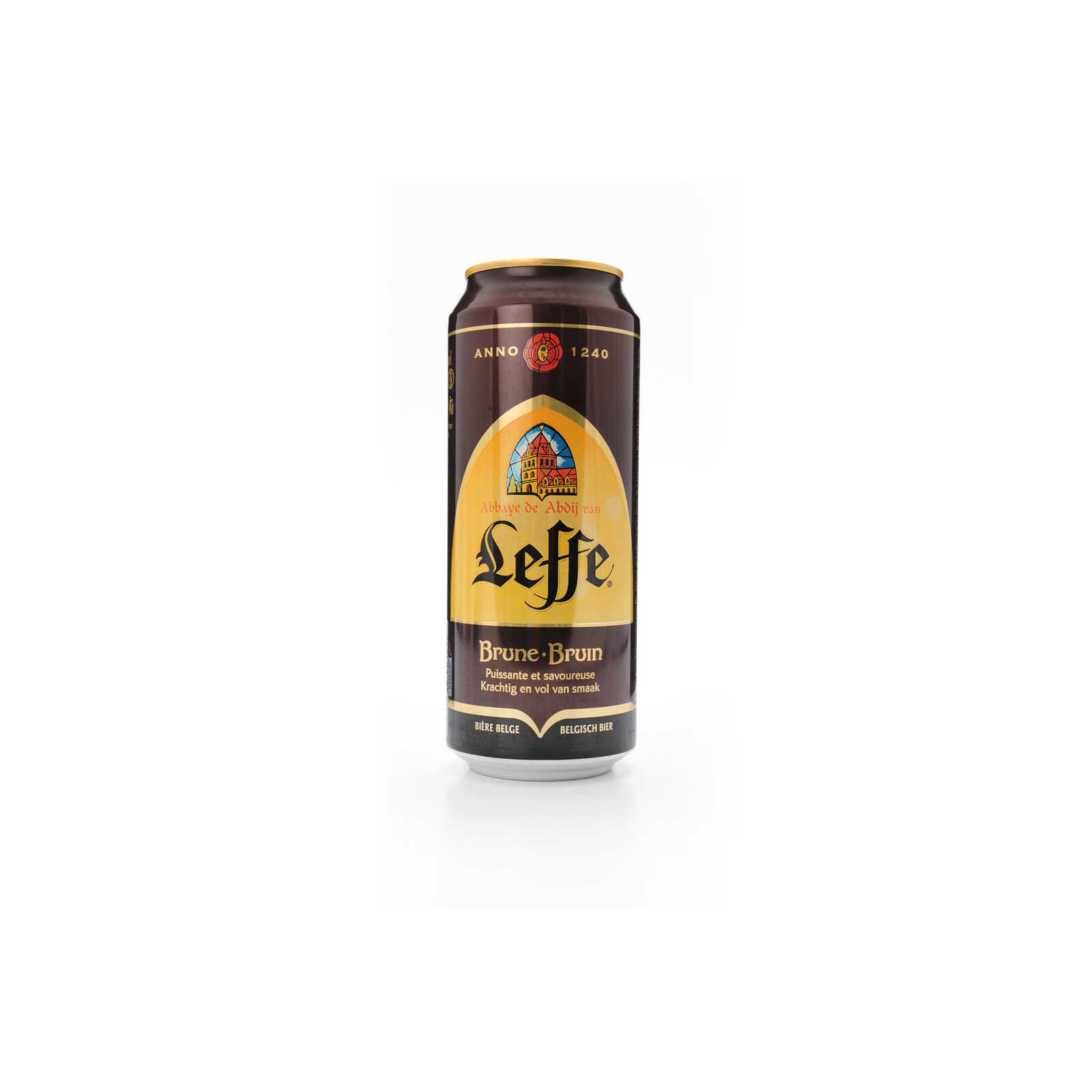 Leffe | Bière d'abbaye | Brun | 6,5% | Canette | 50 cl | Delhaize