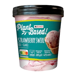 Delhaize | Vegan | Ijs | Soja | Aardbei 