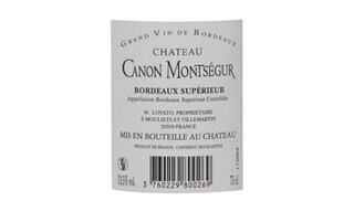 France - Frankrijk | Bordeaux - Bordeaux Supérieur | Château Canon Montsegur 15 Rouge 