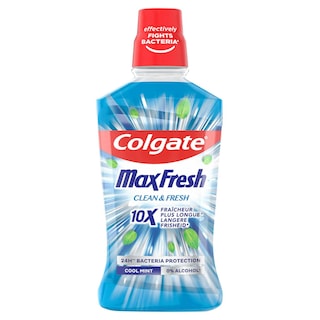 Colgate | Max Fresh | Bain de Bouche | Max Fresh | Bleu | Ice 