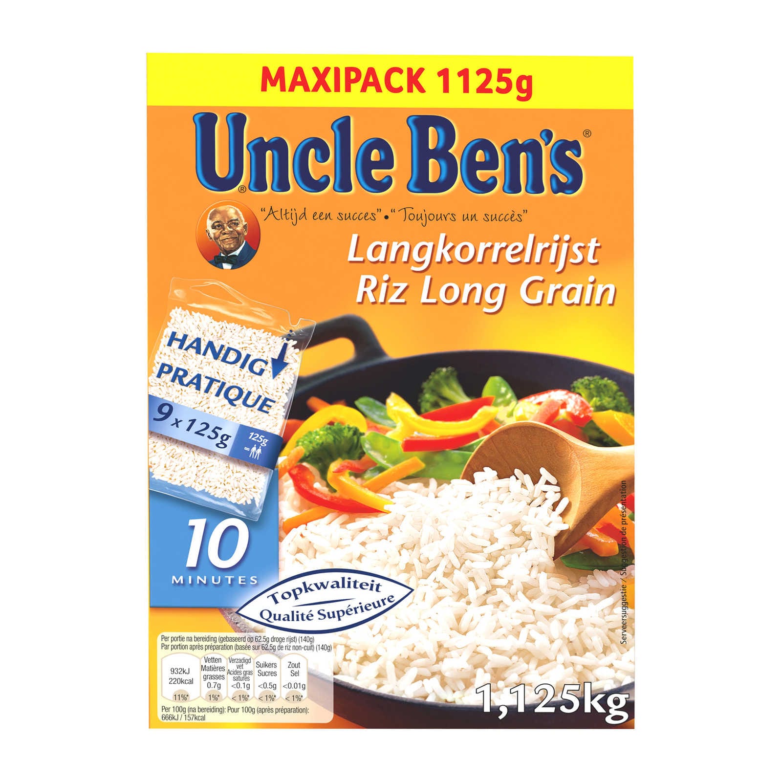 Promo Riz sachet cuisson long grain 10mn uncle ben's original chez