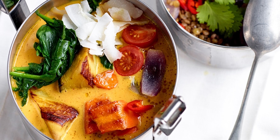 Soupe aux légumes et lentilles