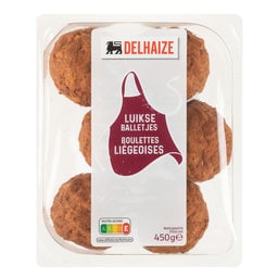 Delhaize | Gebakken luiks bouletten 6+2 