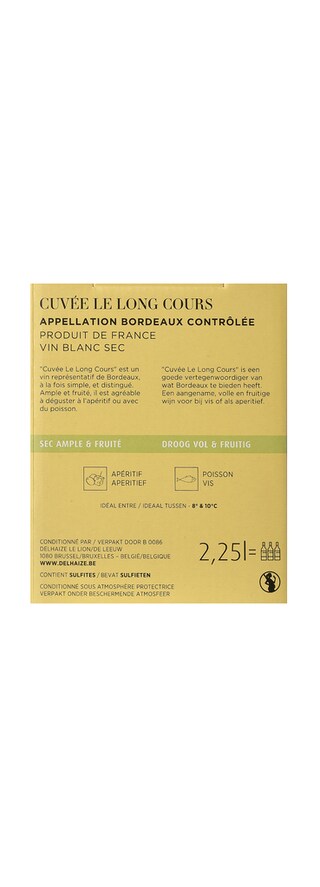 Le Long Cours | Sec 2,25 l