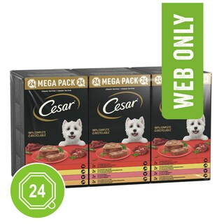 Cesar | Aliment chien | Paté | Mix Viande 