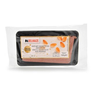 Delhaize | Paté avec amaretto et amandes 