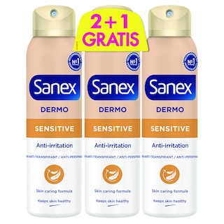 Sanex | Deo | Spray | Sensitive | 2+1 
